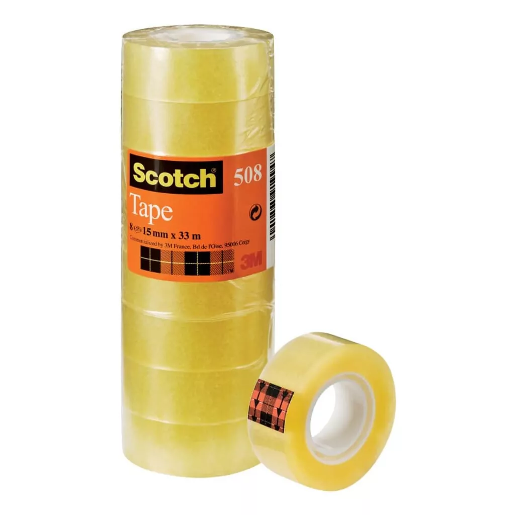 Nastro adesivo 3M Scotch 508: 15 mm, 33 m, torre da 10 pz.