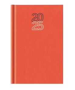 Agenda Giorn. Notabene Caribe: 11 X 16.5 cm, rugine, sabato e domenica abbinati, 2025