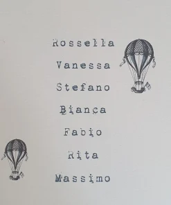 Tableau Completo – Viaggio Mod.1 Con Segnatavoli Abbinati