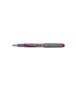Penna stilografica Pilot V Pen Silver SVP-4M: rosso, cf. da 12 pz.