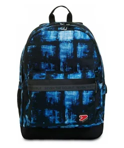 Alternative view of Zaino Seven Backpack pro the double: blue abstract