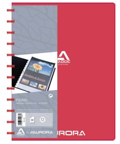 ADOC Cartella ad anelli Standard A4 5832.300 bordeaux 30 sacchi