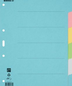 Alternative view of BIELLA Registro cartone A4 46140600U multicolorado 6 pzi.