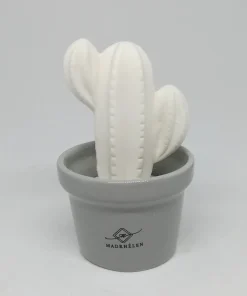 Piantina Profumatore Porcellana cactus h 9 cm con scatola Bomboniera