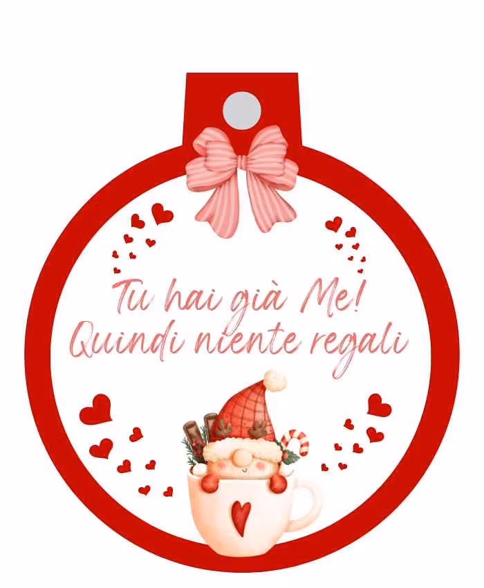 Palla Natale in Forex con dedica Hai già me