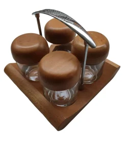 Alternative view of Set 4 barattoli 8x6cm