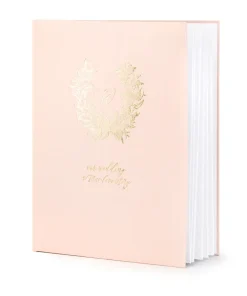GuestBook Rosa E Oro Per Dediche Invitati (KWAP50-081P)