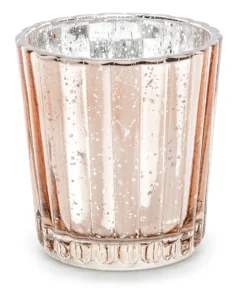 4 Bicchierini Portacandele Mercurizzati RoseGold (SS2-019R)