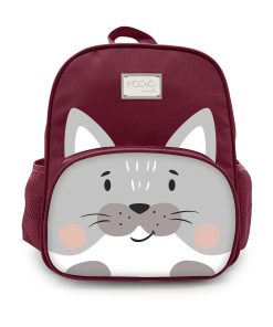 Alternative view of Zaino grande – gatto –  3-6 anni – amaranto – nuvita