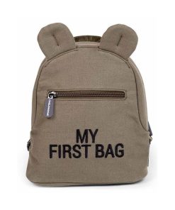 Zaino per bambini la mia prima borsa kaki – childhome