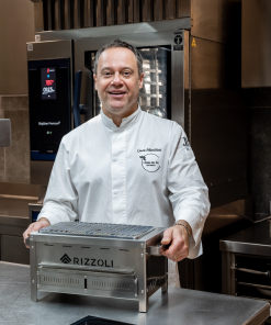 Alternative view of AG Grill L 2026 Griglia Yakitori Konro per la ristorazione da Banco a carbone Rizzoli Cucine
