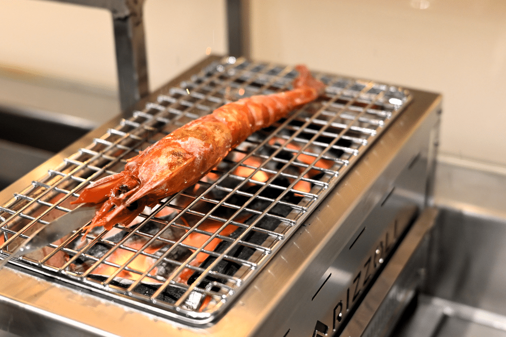 AG Grill L 2026 Griglia Yakitori Konro per la ristorazione da Banco a carbone Rizzoli Cucine - immagine 6